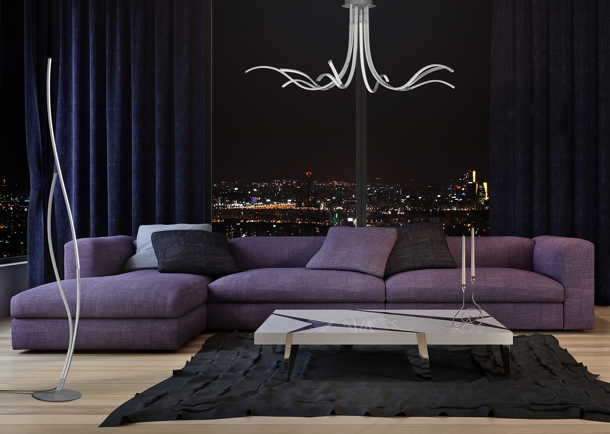 Corinto Ceiling Lights Mantra Multi Arm Fittings